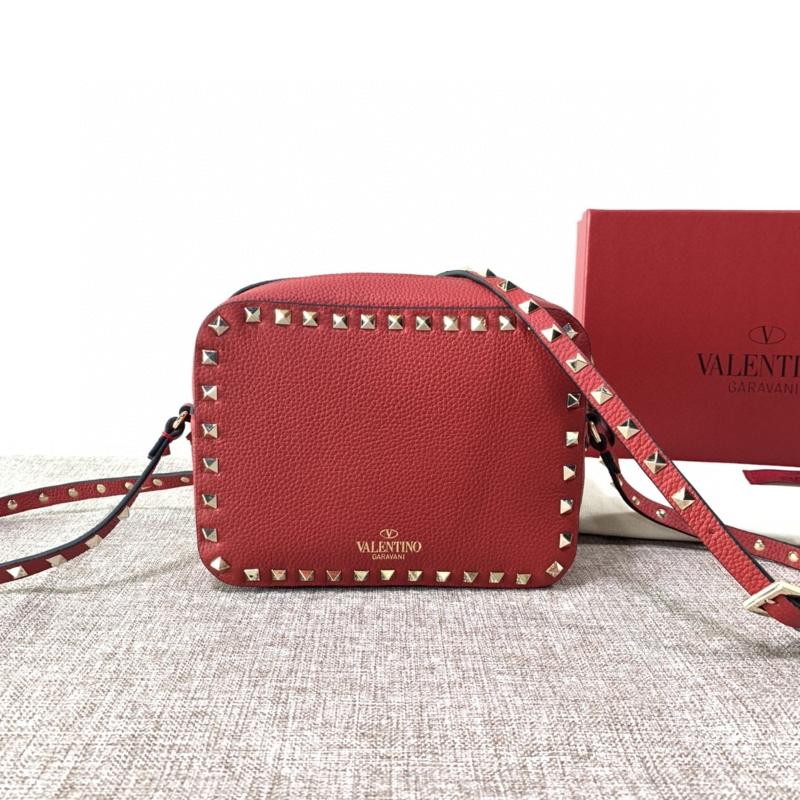 Valentino Shoulder Tote Bags VA0809 Litchi grain red